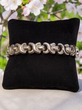 Polished Silver Link Chain Bracelet